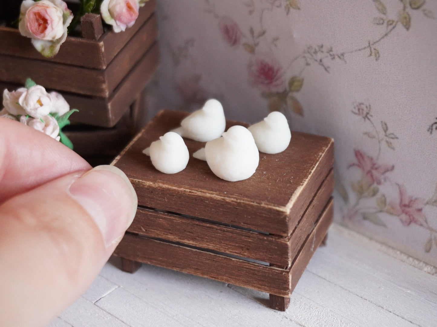 1:12 Scale Deco Bird Sparrow | Dollhouse Miniatures 3D Print