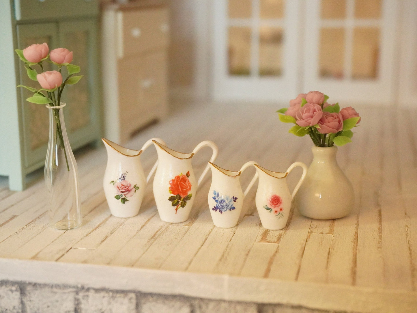 Dollhouse Miniature Pitcher Water Jug | 1:12 Scale Dollhouse Decor