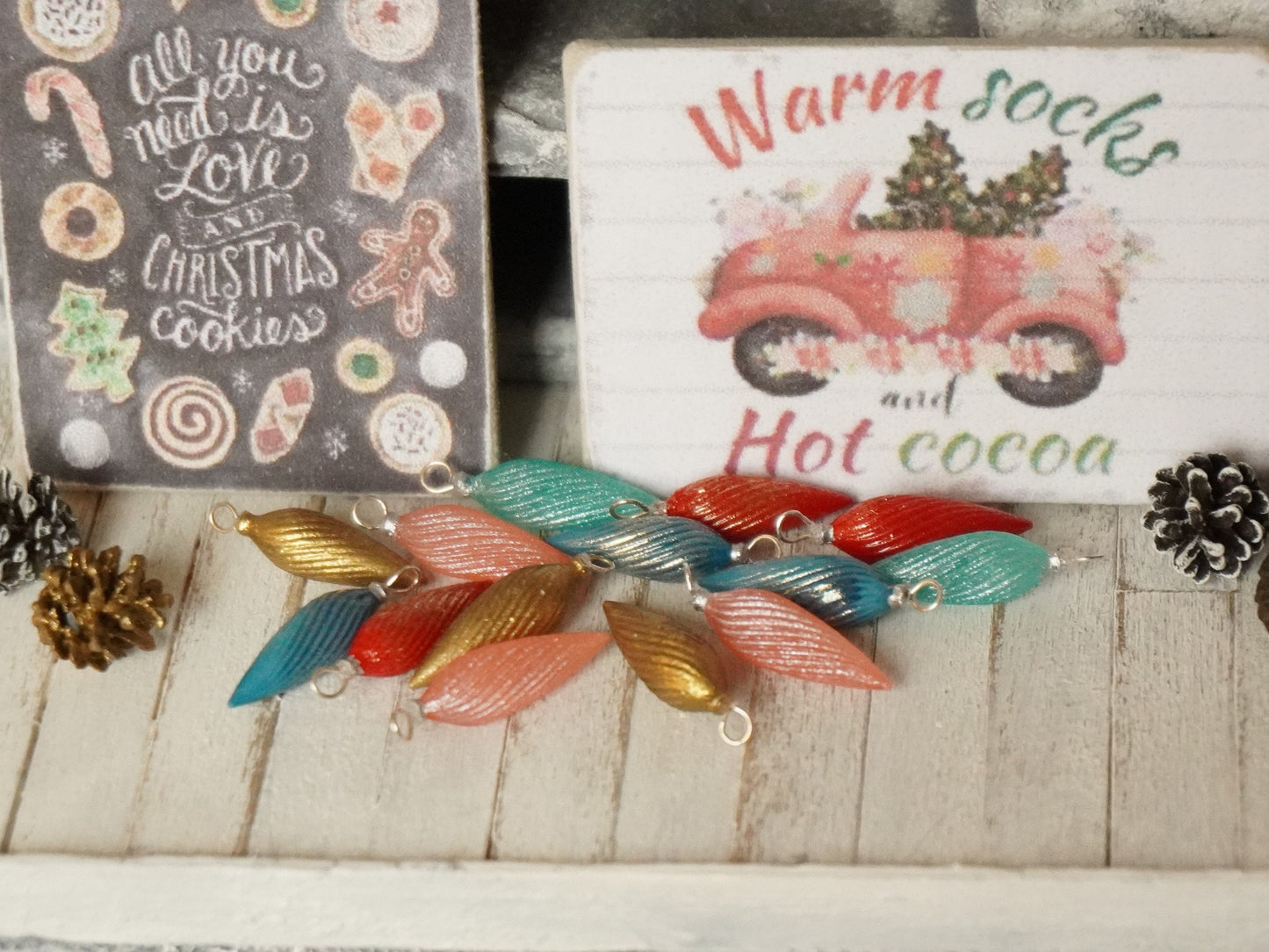 1:12 Scale Christmas Ornaments | Dollhouse Miniature Christmas Decor