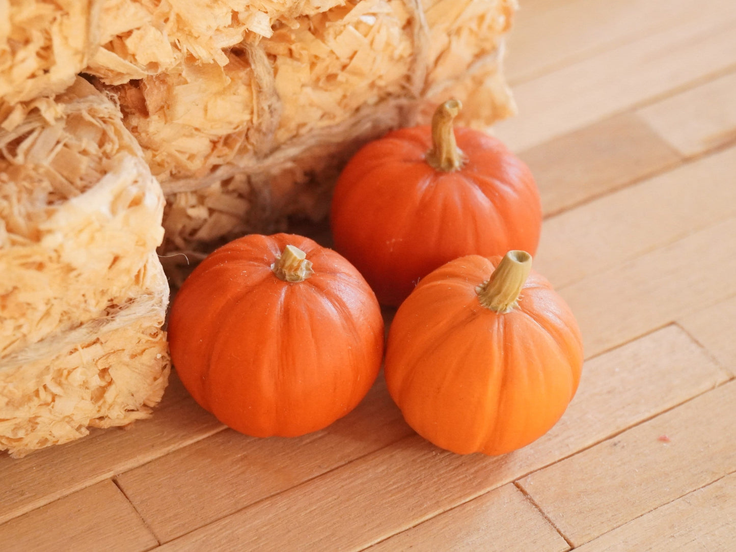 Miniature Pumpkins and Butternut Squash | 1:12 Scale Dollhouse Food