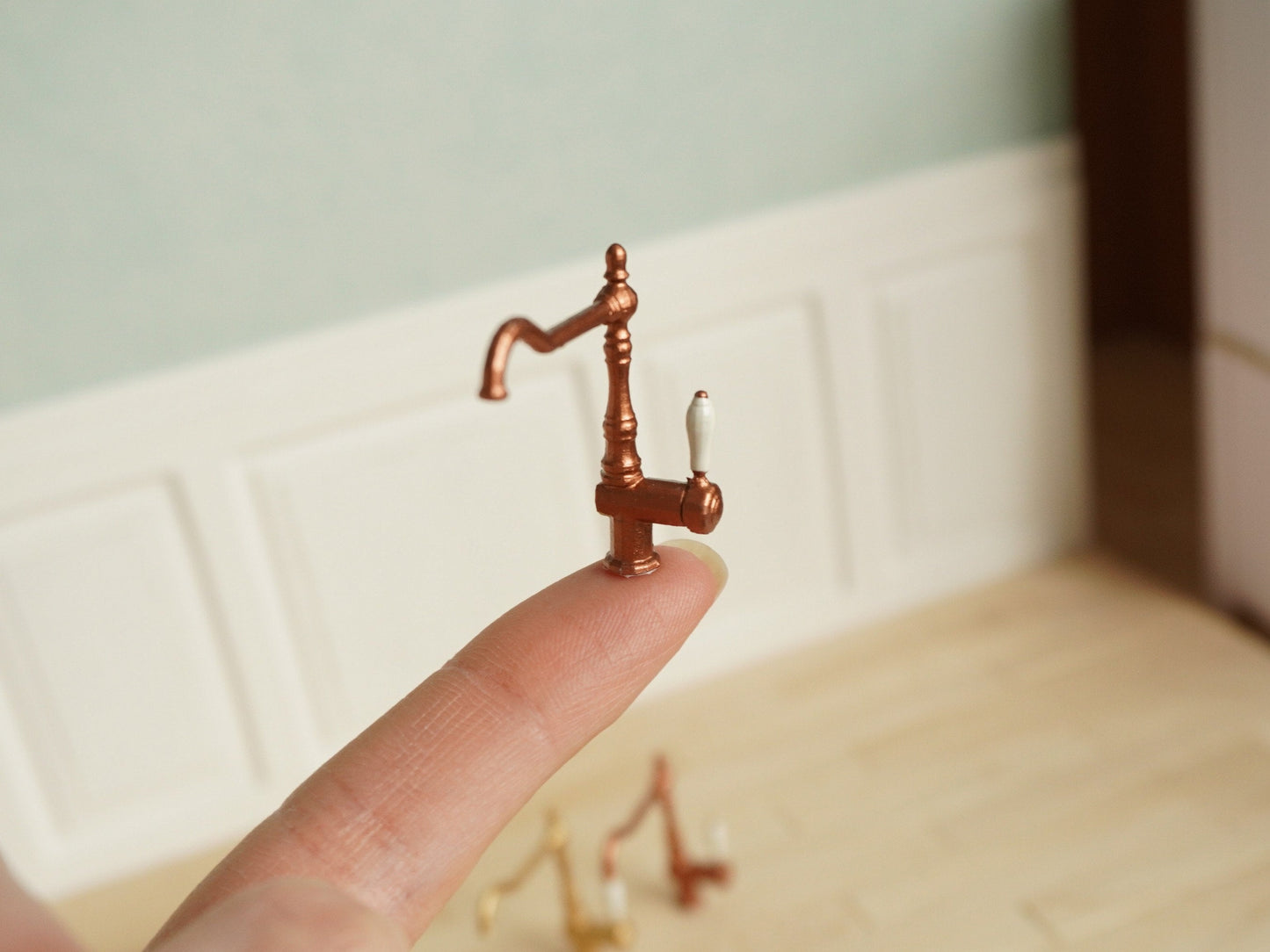 1:12 Scale Kitchen Faucet | Dollhouse Kitchen Tap