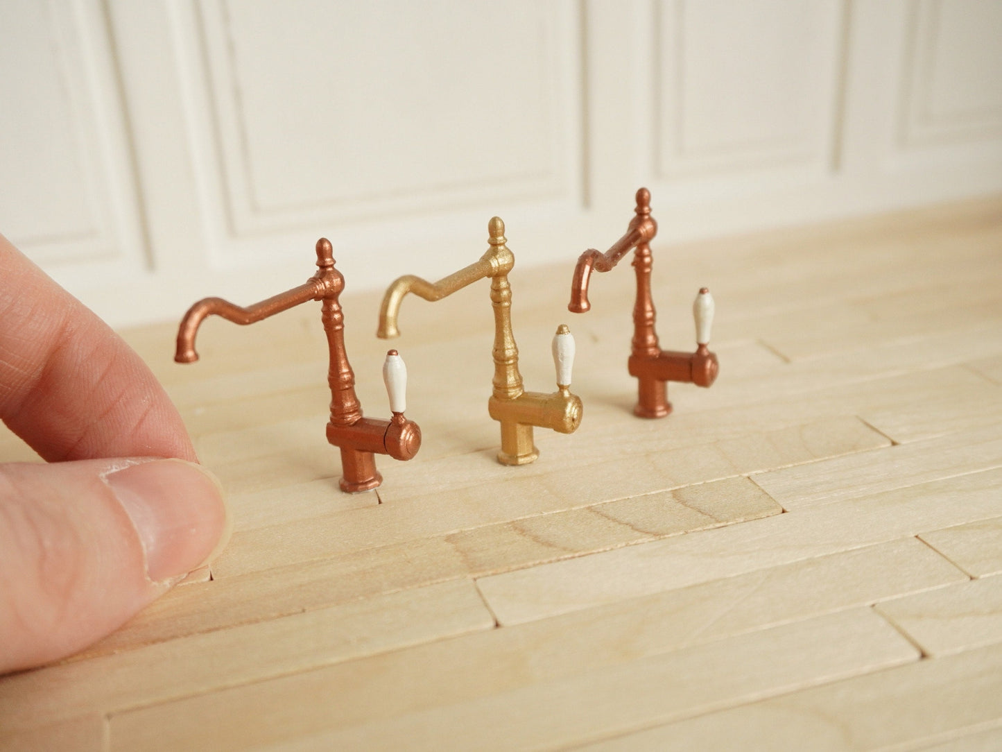 1:12 Scale Kitchen Faucet | Dollhouse Kitchen Tap