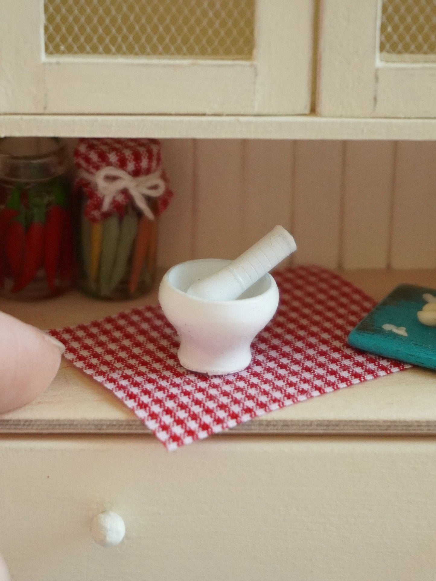 Dollhouse Miniature Mortar and Pestle | 1:12 Scale Kitchenware