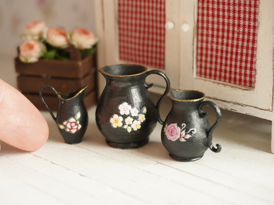 Dollhouse Miniature Water Jugs | 1:12 Scale Dollhouse Decor