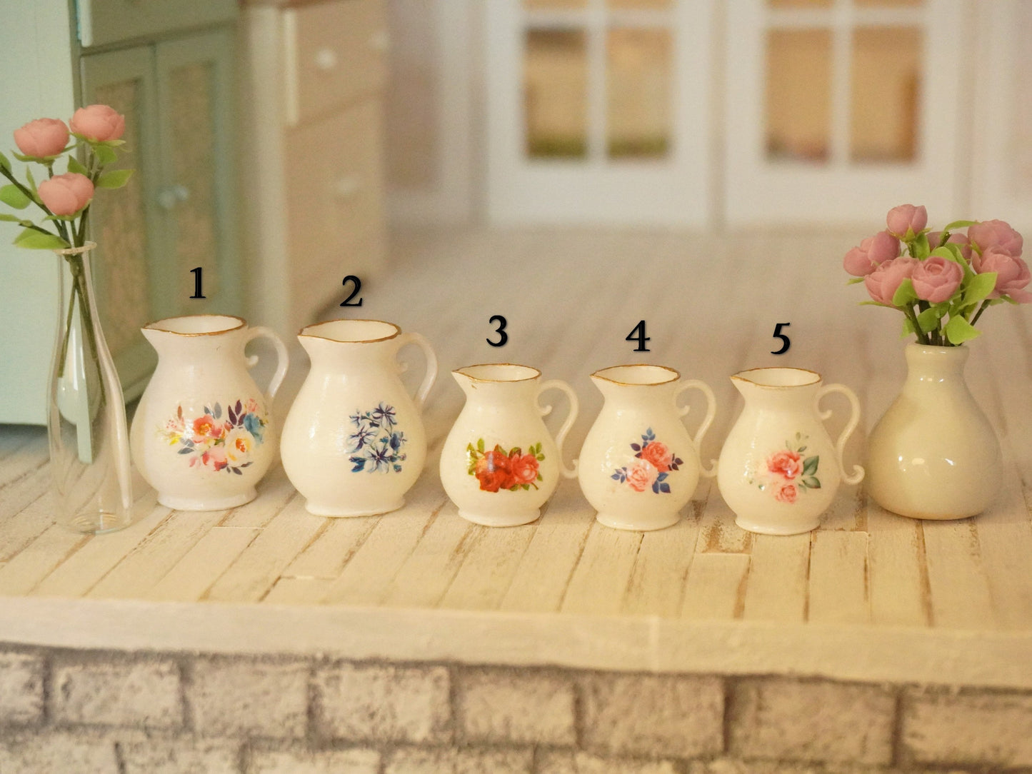 Dollhouse Miniature Water Jugs | 1:12 Scale Dollhouse Decor2