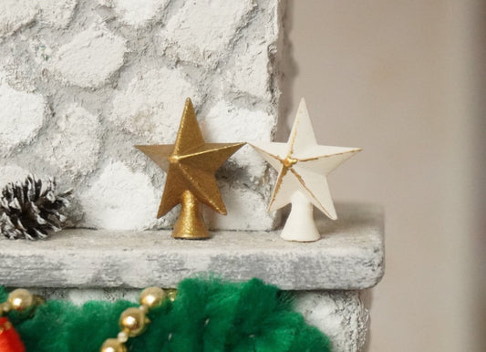 1:12 Scale Christmas Star Decor Figurine | Dollhouse Miniature Christmas Decor