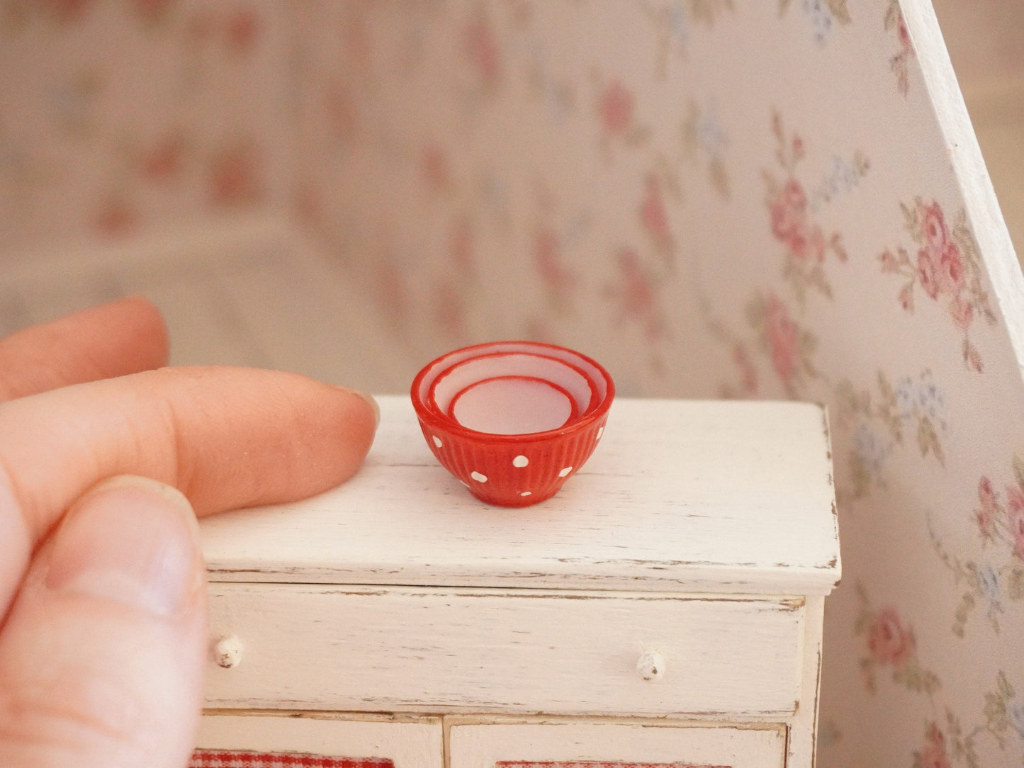 1:12 Scale Nesting Bowls | Dollhouse Miniature Kitchenware